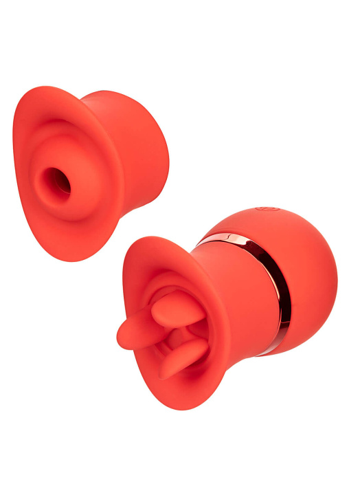 California Exotics French Kiss Suck & Play Set Red