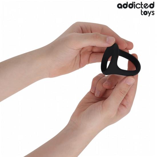 Addicted Toys Thick Triple Penis Ring, trojitý erekční kroužek