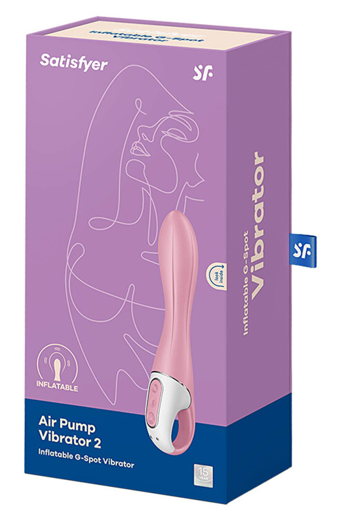 Satisfyer Air Pump Vibrator 2 na bod G 20 x 4 cm