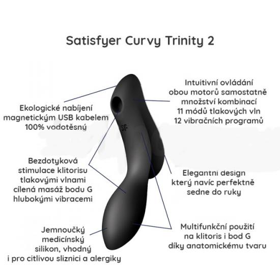 Satisfyer Curvy Trinity 2 (Black)