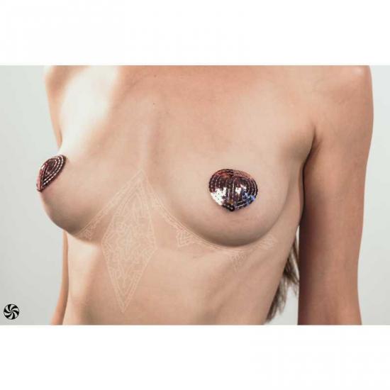 Lola Games Pasties Burlesque Rand Pink - lepítka na bradavky růžová Růžový