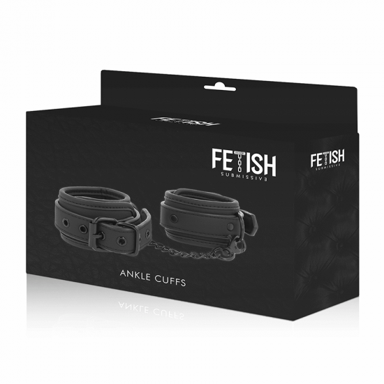 Fetish Ankle Cuffs Vegan Leather