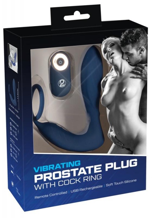 You2Toys Vibrating Prostate Plug with Cock Ring