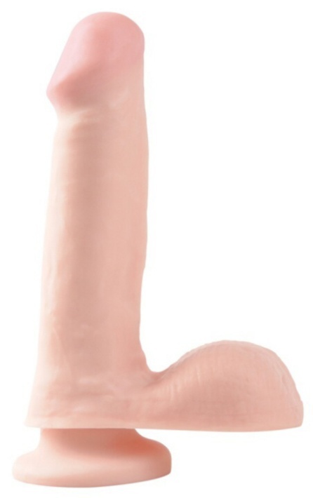 Americké dildo 16 cm s přísavkou, varlaty