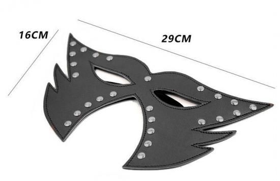 Catwoman Leather Mask Black