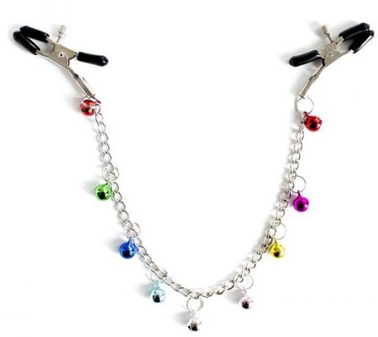 Nipple Clamp Chain With Jingle Bells