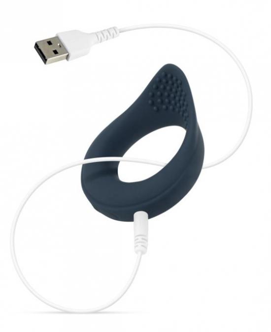 Boners Vibrating Cock Ring with Perineum Stimulation, vibrační erekční kroužek