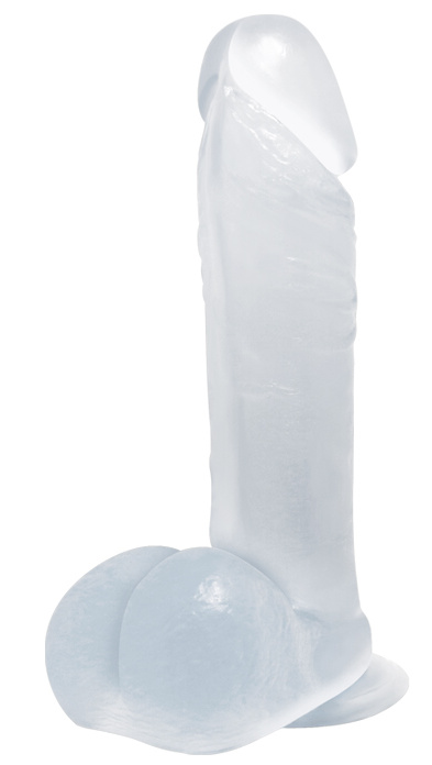 Baile Dong Realistic Dildo klasické průhledné dildo Průhledný Baile Dong Realistic Dildo klasické průhledné dildo Průhledný