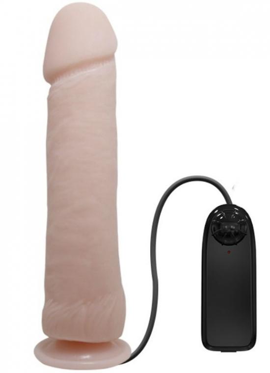 BAILE VIBRATORS THE VELKÝ PENIS REALISTICKÝ A VIBRAČNÍ DILDO FLESH 26 CM