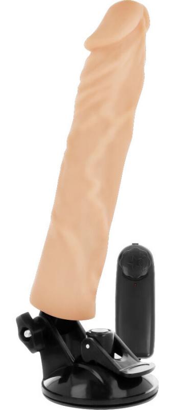 Basecock Realistic Vibrator RC Flesh 21cm