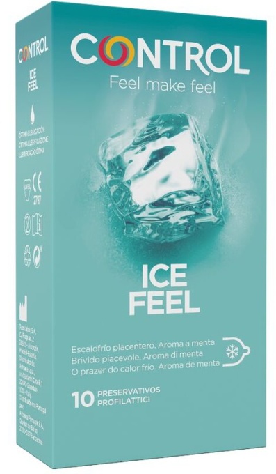 ondomy Control Ice Feel s chladivým efektem 10 ks