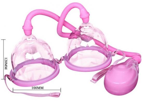 Vakuová pumpa na prsa zvětšení ELETRIC DREAM TOYS BREAST ENLARGEMENT PUMP