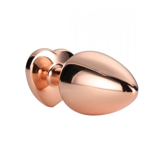 Dream Toys Gleaming Love Plug Rose Gold Medium