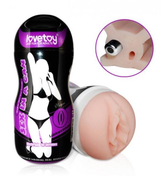 LoveToy Sex In a Can Vibrating Vagina Stami LoveToy Sex In a Can Vibrating Vagina Stami