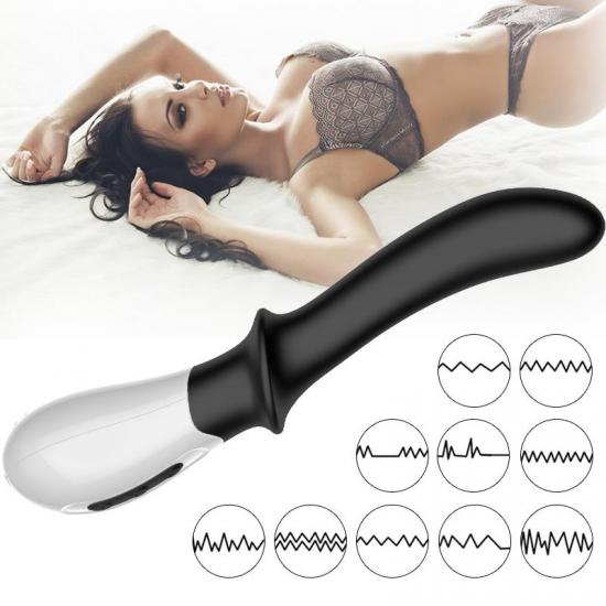 Boss Series Silicone G Spot Massager 10 - Vibrátor na bod G s funkcí vyhřívání Czarny