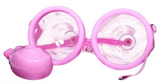 Vakuová pumpa na prsa zvětšení ELETRIC DREAM TOYS BREAST ENLARGEMENT PUMP