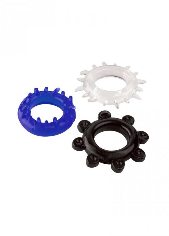 Boss Series C Ring Set Color - Sada pružných erekčních kroužků Multicolo