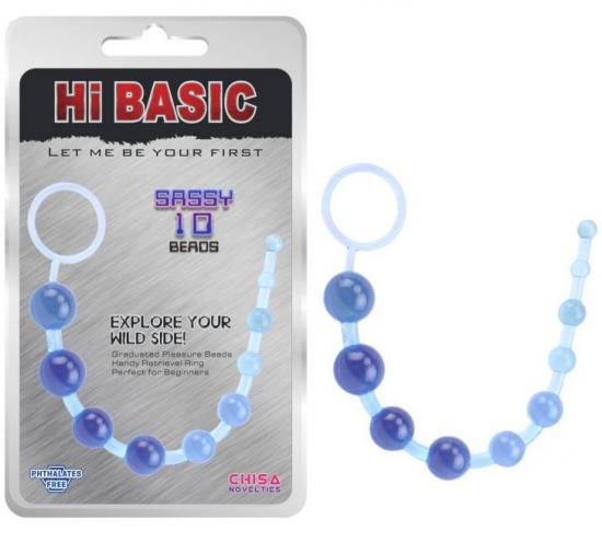 SASSY Anal Beads Blue