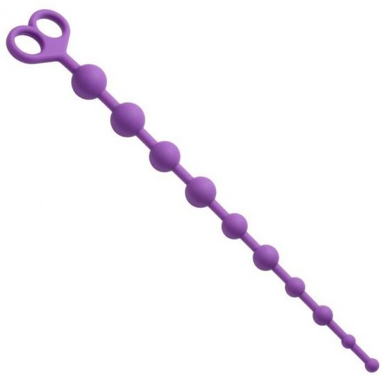 Long Fantasy Anal Beads Purple