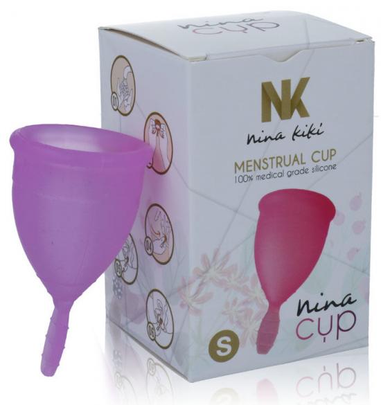 Nina Kikí Nina Cup Menstruační kalíšek Velikost S fialová Nina Kikí Nina Cup Menstruační kalíšek Velikost S fialová