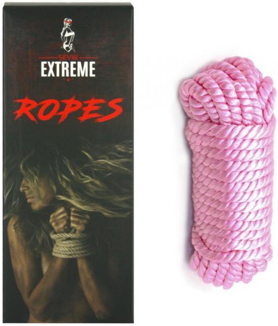 Bondage Silk Rope 5m - Pink