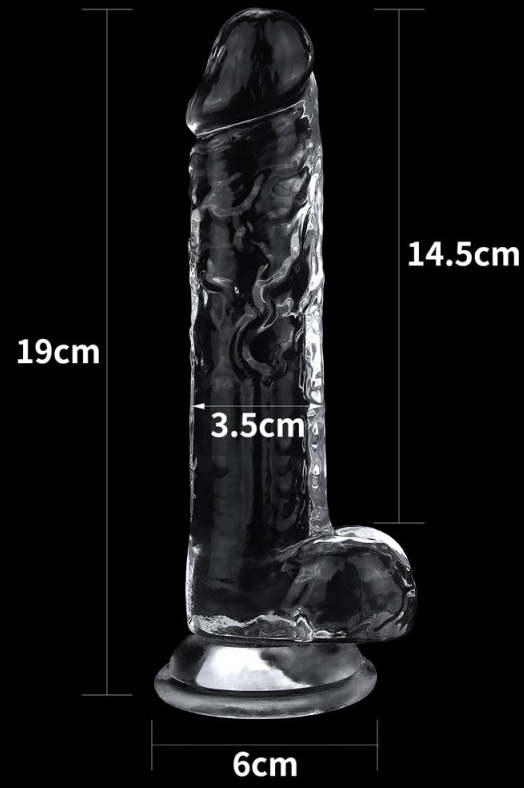 LoveToy Flawless Clear Dildo 7.5