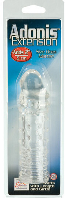 CalExotics Adonis Extension Transparent - Návlek na penis