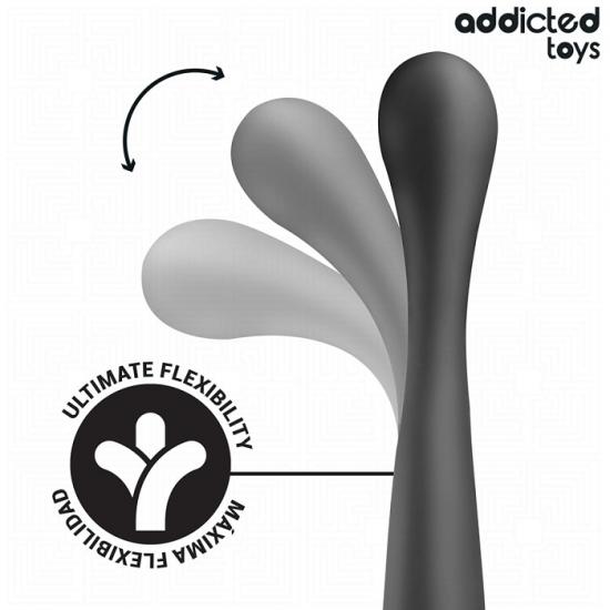 Addicted Toys Double Anal Massager Silicone (22.5 cm), silikonový anální masér