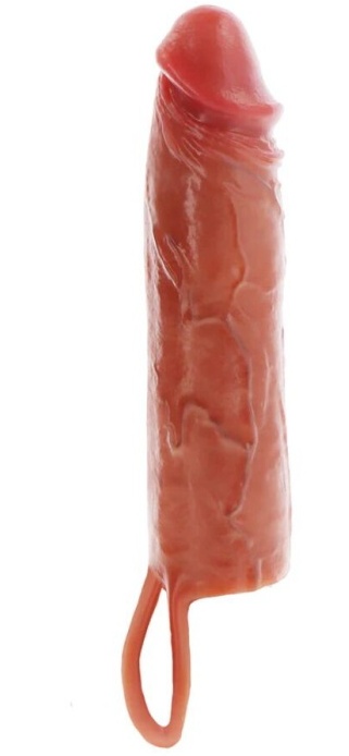 ToyJoy Get Real Hydrated Skin Penis Sleeve Silicone (20 cm), realistický návlek na penis