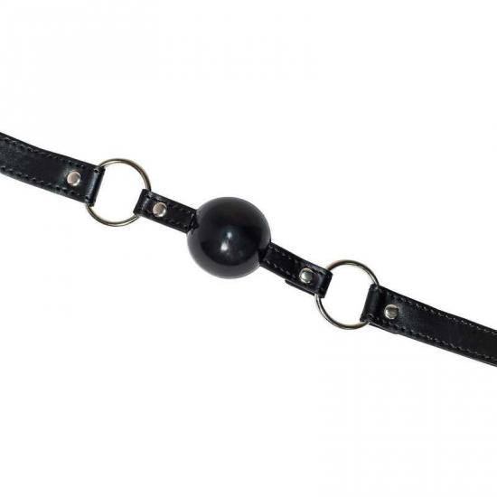 Lola Games Gag Party Hard Sequin - Roubík s kuličkou a visacím zámkem Czarny