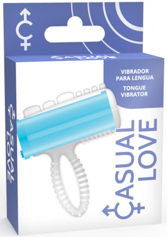 Casual Ring Tongue Vibrating Blue