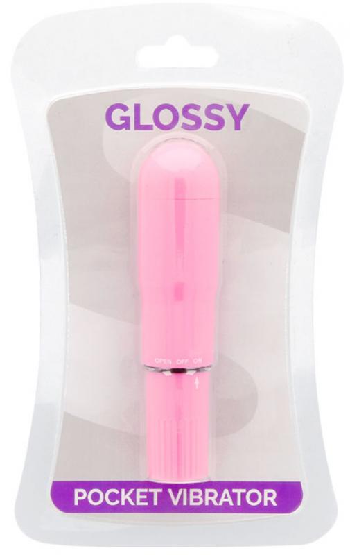 GLOSSY POCKET VIBRÁTOR DEEP Barva: RŮŽE