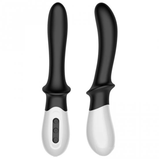 Boss Series Silicone G Spot Massager 10 - Vibrátor na bod G s funkcí vyhřívání Czarny