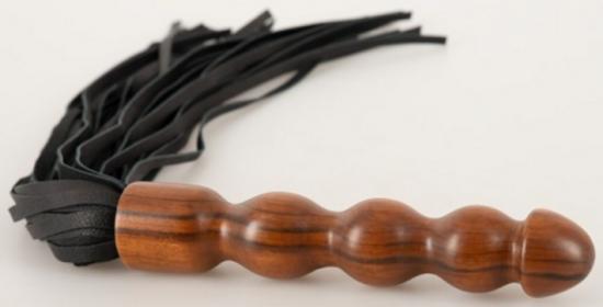 Leather Flogger Wood ZADO