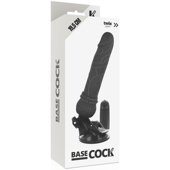 BASECOCK REALISTIC Black 20 cm