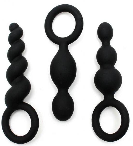 Satisfyer Booty Call 3 ks černé
