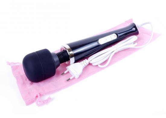 Boss Series Magic Wand Cable - Wand Vibrátor Černý