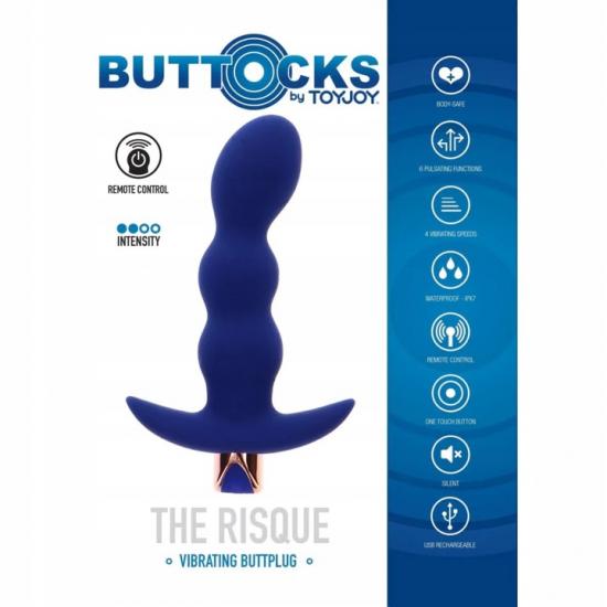 The Risque Buttplug Blue