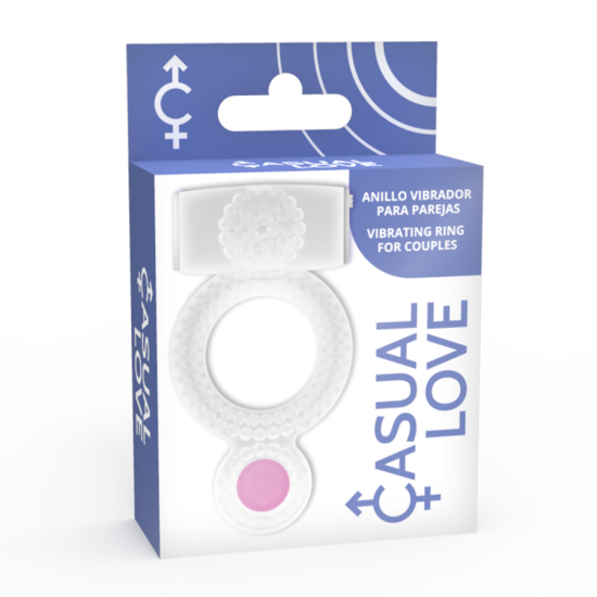 Casual Ring Vibrating Double Pleasure Transp