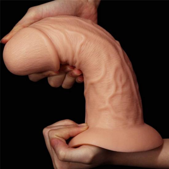 LoveToy Realistic Curved Dildo 9,5