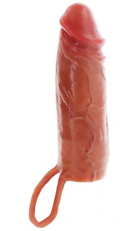 ToyJoy Get Real Hydrated Skin Penis Sleeve Silicone (16 cm), realistický návlek na penis