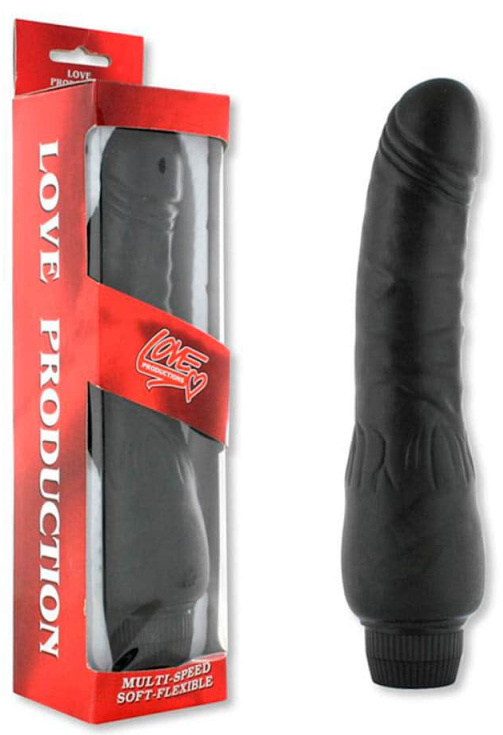 Černý hřebec - gelový vibrátor