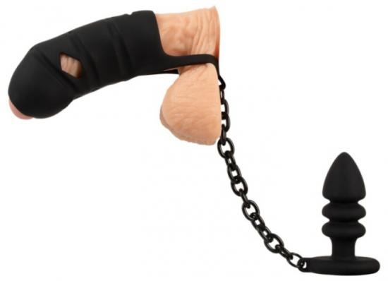 Black Velvets Cock cage with