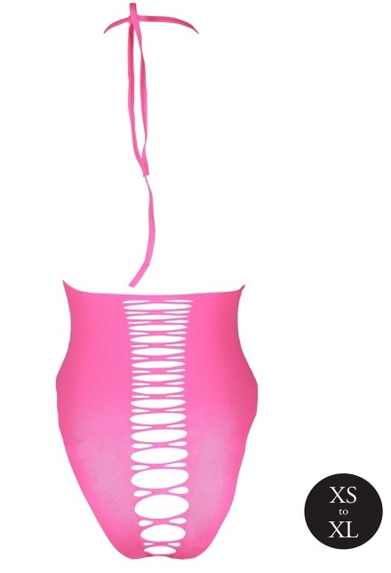 Ouch! Glow in the Dark High-Cut Body Neon Pink