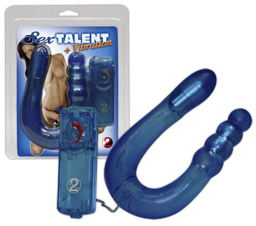 Dvojitý vibrátor ve tvaru "U" Sex Talent Vibrating Dong Dvojitý vibrátor ve tvaru "U" Sex Talent Vibrating Dong