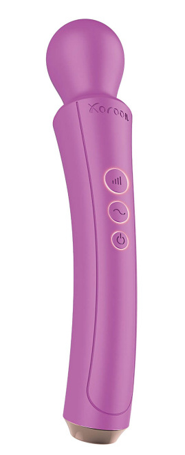 Ergonomický masážní vibrátor XoCoon Wand fialový