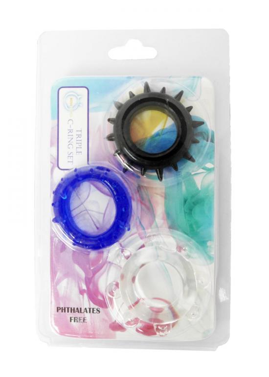 Boss Series C Ring Set Color - Sada pružných erekčních kroužků Multicolo Boss Series C Ring Set Color - Sada pružných erekčních kroužků Multicolo
