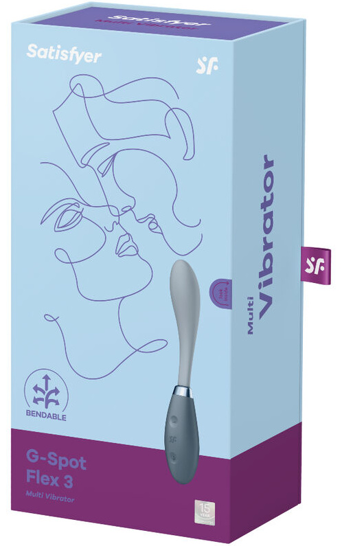 Satisfyer G-Spot Flex 3 Multi Vibrator Grey