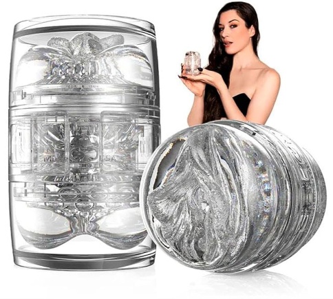 Cestovní masturbátor FleshlightStoya - průhledný Quickshot