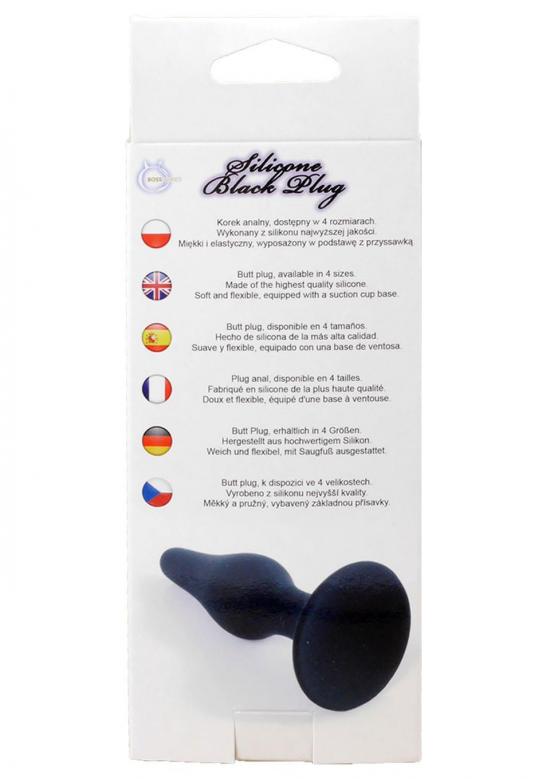 Plug Silicone Black Small